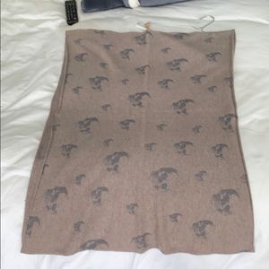 Skull Cashmere Scarf